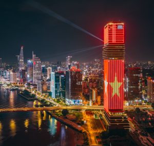Thi công LED tòa nhà Quận 4