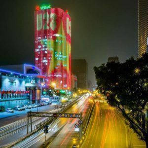 Thi công LED tòa nhà Quận 7